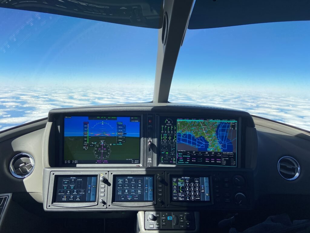 Cirrus Vision Jet cockpit view